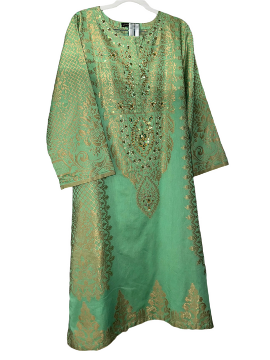 Rent Formal Kurta Lime Green