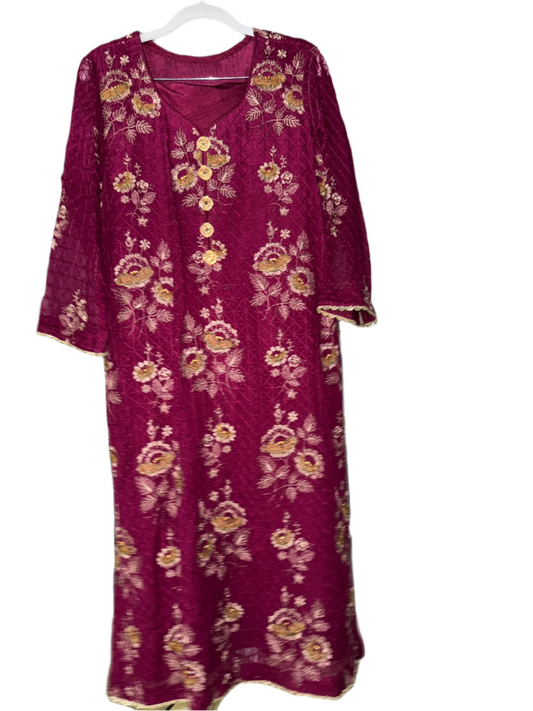 Rent Formal Fuchsia Pink Shalwar Kameez