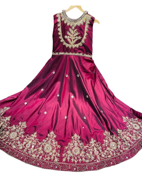 Rent Maroon Full Length Dress